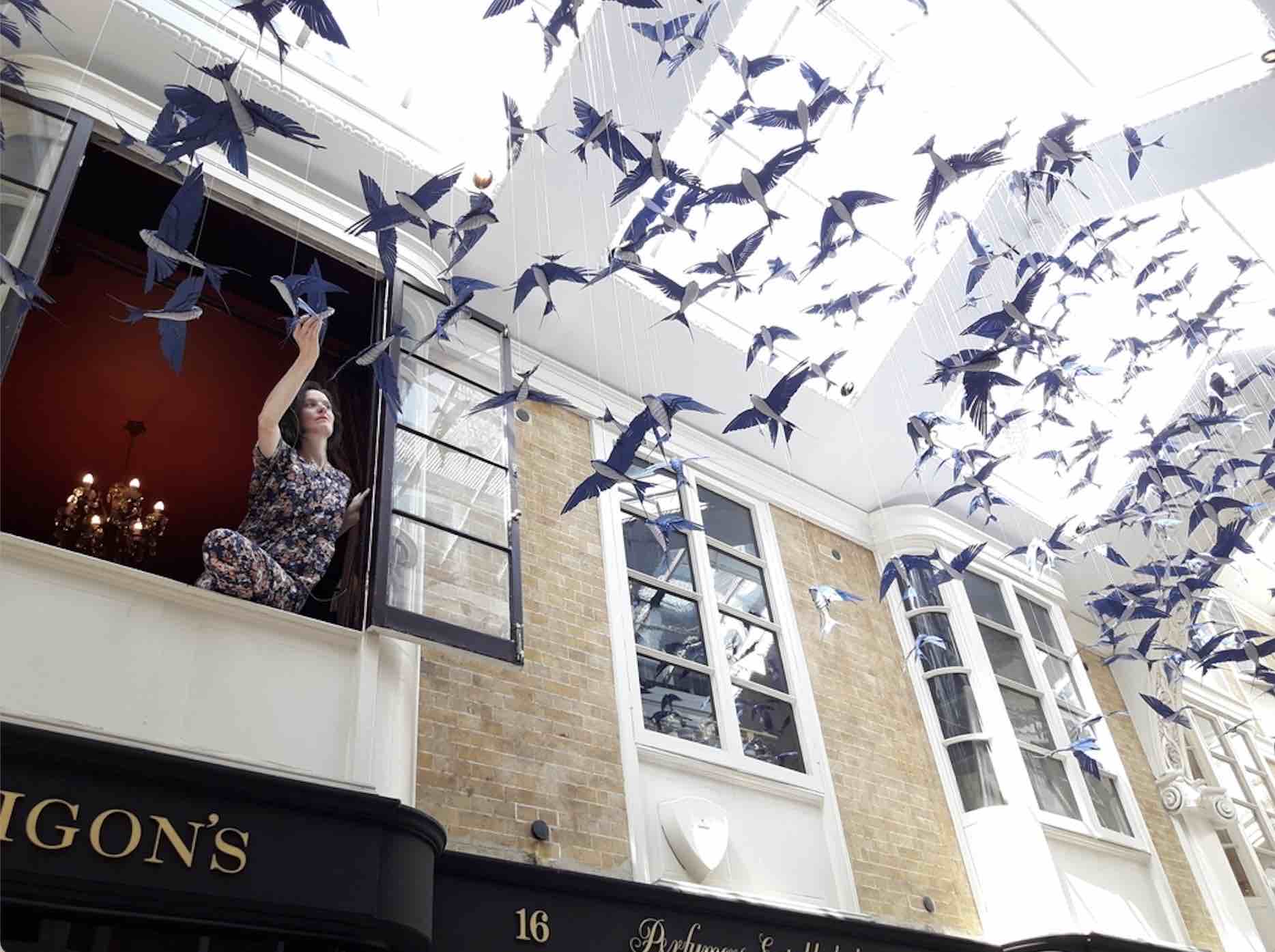 Burlington arcade - Installation by Mathilde Nivet 